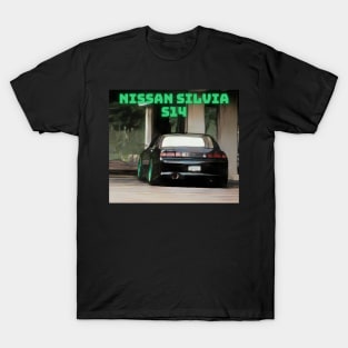 Nissan Silvia S14 - Cartoon Design T-Shirt